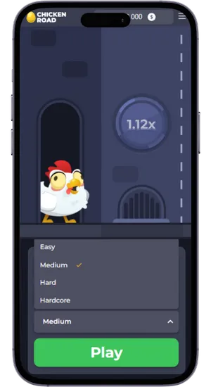 You can choose your difficult level