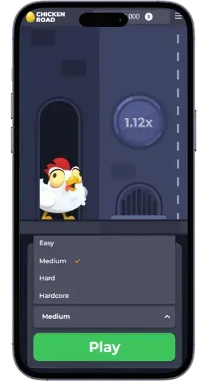 You can choose your difficult level