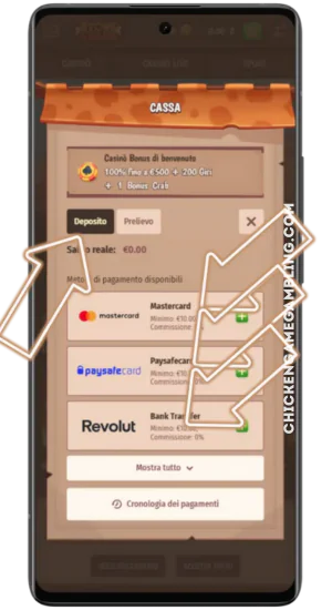 Bonus di deposito nel casinò