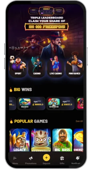 Casino lobby with Chicken Road available